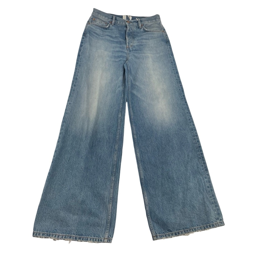 Doen Women's Jeans Garconne Wide Leg Blue Cotton 26 - Picture 1 of 9